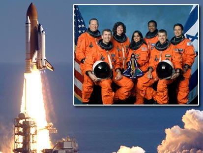 On February 1st 2003, the Space Shuttle Columbia disintegrated over Texas 